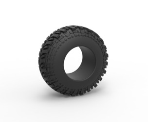 Offroad tire 97 Scale 1:25