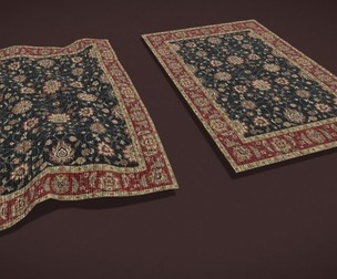 Medieval Style Flower Tapestry