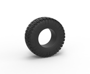 Offroad tire 100 Scale 1:25