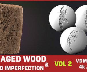 50 VDM+4kAlpha Damaged Wood-Imperfections Vol 2