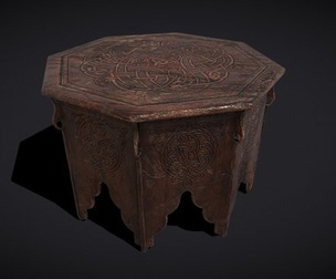 Octagonal Viking Table