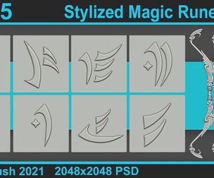 Stylized Magic Runes