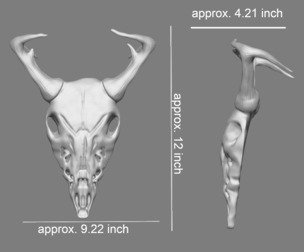 Ram Skull 3D Printable