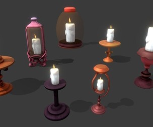 Fantasy Stylized Halloween Lamp