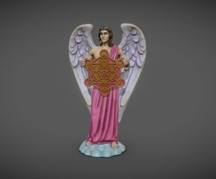 Archangel Metatron statue for 3d print