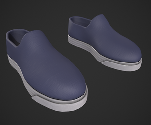 Blue Loafer Sneaker