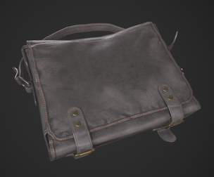 Leather Messenger Bag
