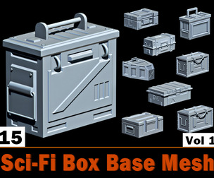 Sci-Fi Box Base Mesh Vol 1