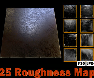 25 Roughness Maps 2K