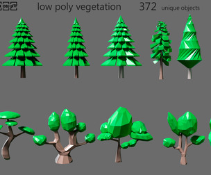 Cartoon vegetation 2