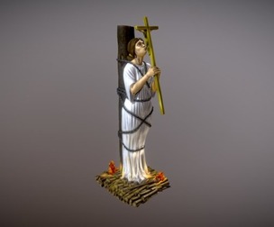 Joan of Arc at the stake