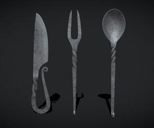 Iron Utensils Set