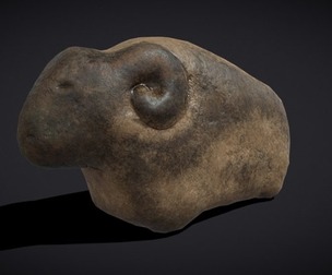 Medieval Stone Bull