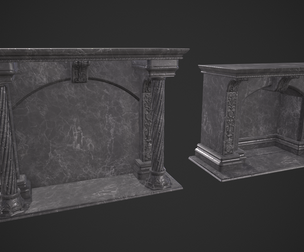 Marble Fireplace