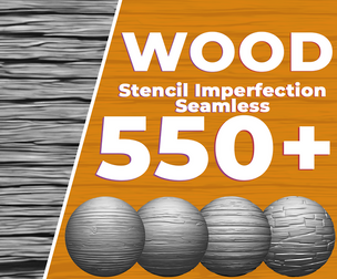550+ Wood Stencil Imperfection Seamless vol.3