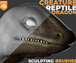 Creature, Animals, Dragon Brushes For Blender