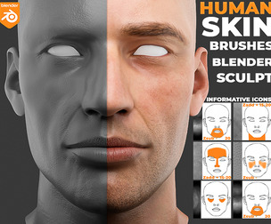 Blender Human Skin Brushes