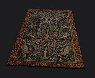 Medieval Birds Tapestry