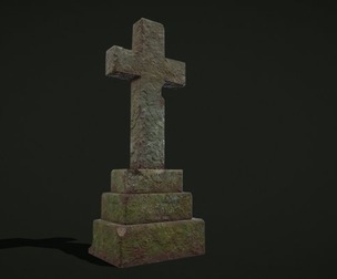Medieval Cross Tombstone