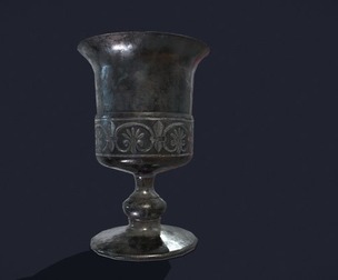 Medieval Style Detailed Goblet