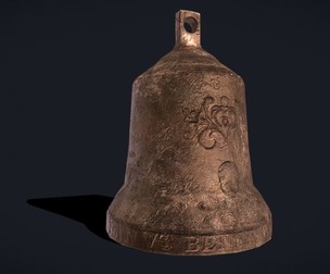 Medieval Style Bronze Bell