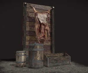 Medieval Meat Stall