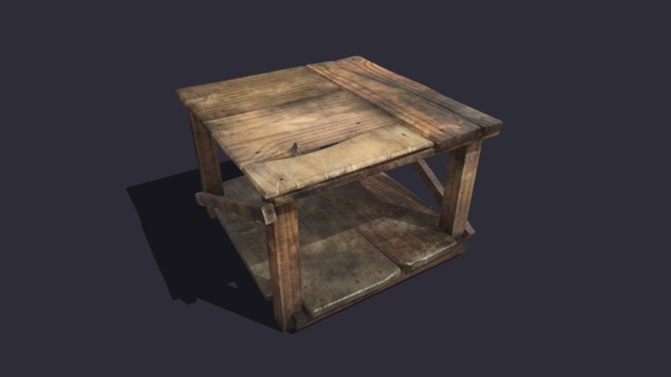 Barn Wood Small Table