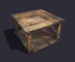 Barn Wood Small Table