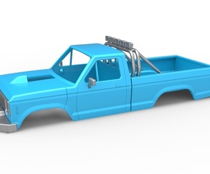 Shell of vintage Ranger Monster Truck 1:25