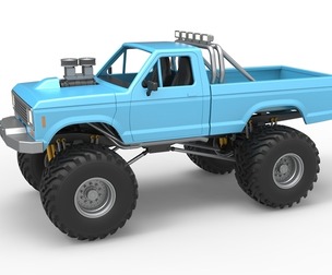 Vintage Monster Truck 1:25
