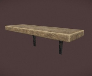Wooden Mini Shelf
