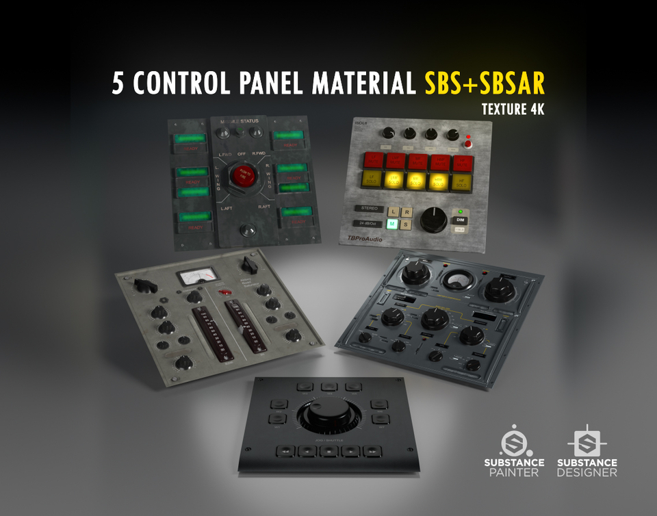 5 Control Panel Material