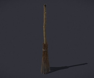 Medieval Style Broom