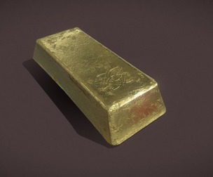 Gold Ingot Large