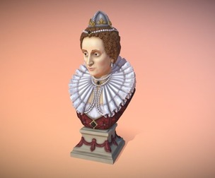 Bust of Elizabeth I of England