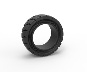Tractor Cup tire Version 4 Scale 1 to 25