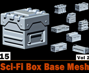 Sci-Fi Box Base Mesh Vol 2