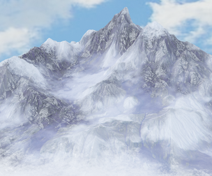 Snowy Slopes Background Environment
