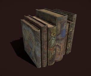 Medieval Books Row3 Design2