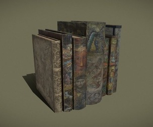 Medieval Books Row3 Design1