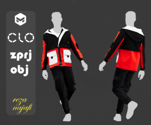 Men's jacket for marvelous designer