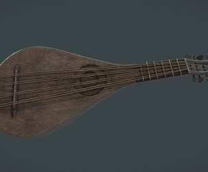 Medieval Gittern