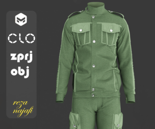 Men's complete work clothes for marvelous designer
