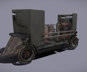 Flame Thrower Vehicle
