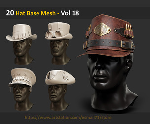 20 Hat Base Mesh - Vol 18
