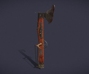 Fantasy Crossbow Axe