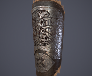 Viking Fur Lined Bracers