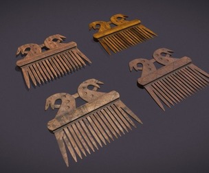 Viking Dragon Comb