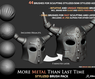More Metal Than Last Time - Stylized Brush Set