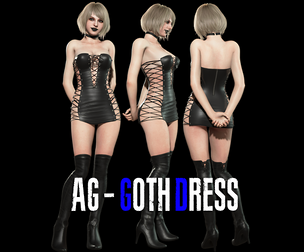 AG - Goth Dress + Addons